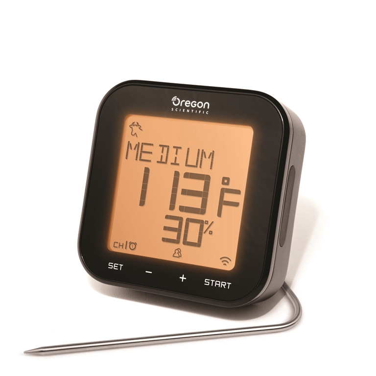 Oregon Scientific Indoor/Outdoor Thermometer Clock with Wired Probe -  electronics - by owner - sale - craigslist