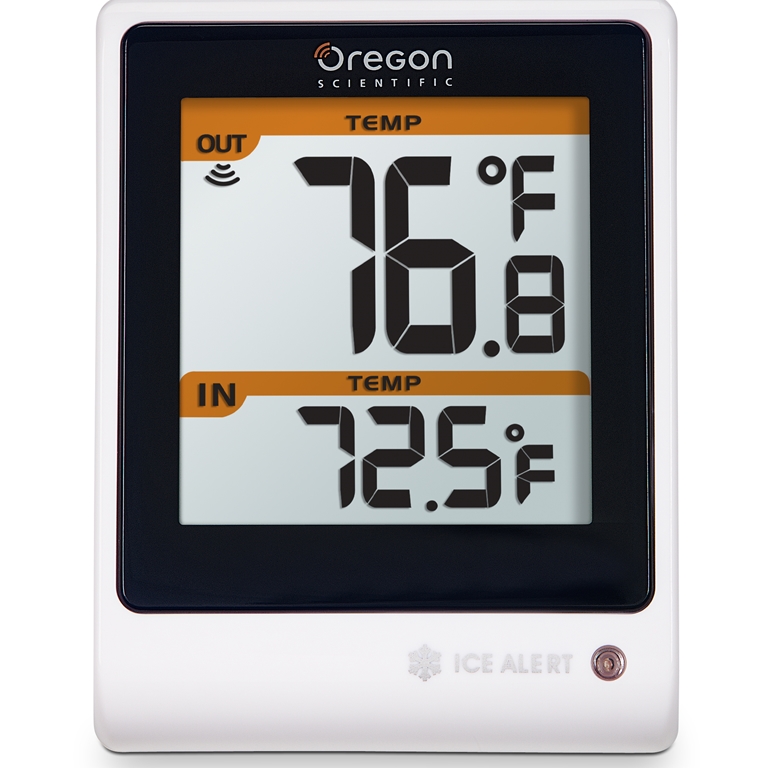 Oregon Scientific Store - Oregon Scientific EMR201 Thermometer with LED Ice  Alert