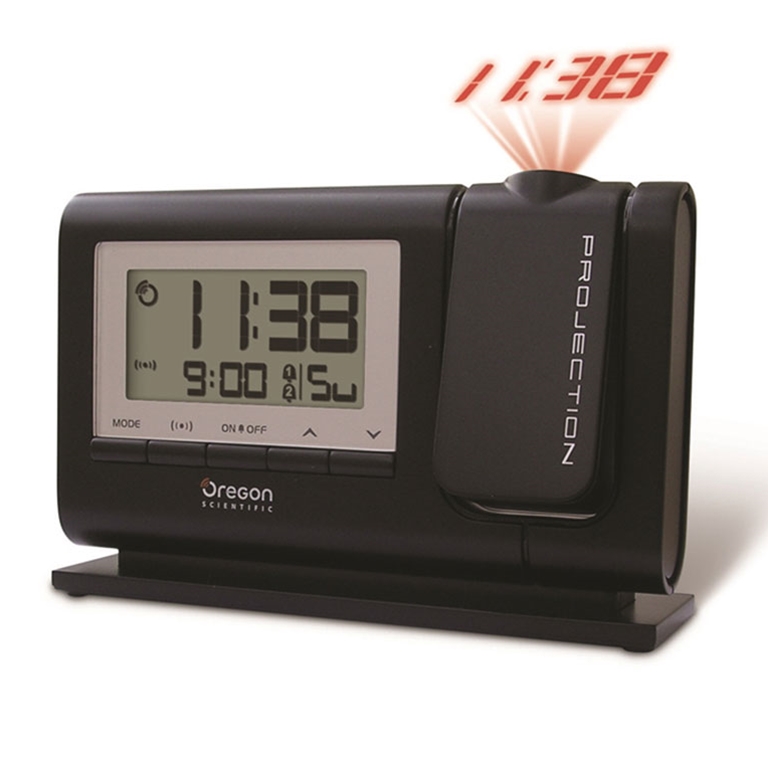 Oregon Scientific Store - Oregon Scientific RMR382A-BK Wireless Indoor and  Outdoor Thermometer with Atomic Clock - Black