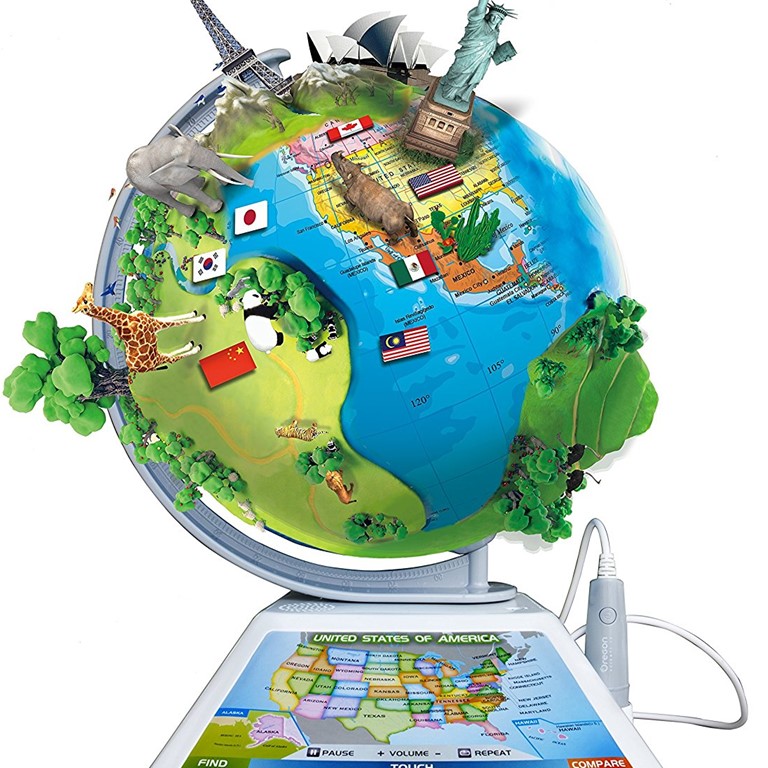 Oregon　Scientific　Educational　For　Learning　Globe　Scientific　SG268R　Geography　Smart　Adventure　Kids　AR　Store　World　Games　Toy　Oregon
