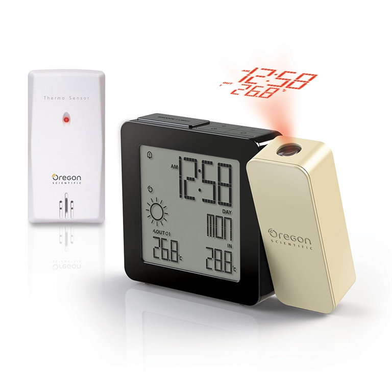 Oregon Scientific Bar368pa Cr Proji, Alarm Clock With Outdoor Temperature