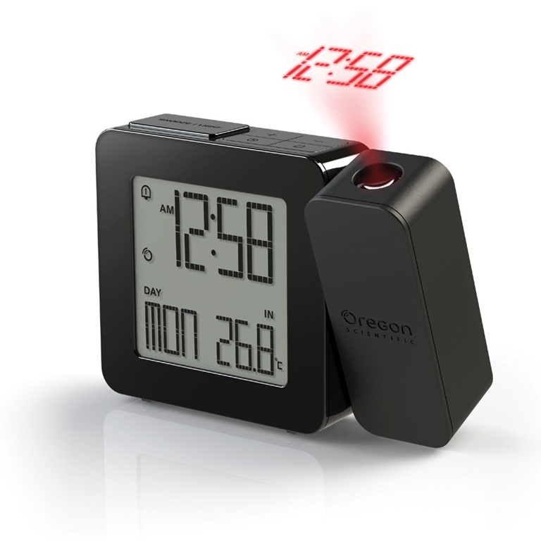 Oregon Scientific RM338PA-BK PROJI Projection Clock with Dual Alarm - Black