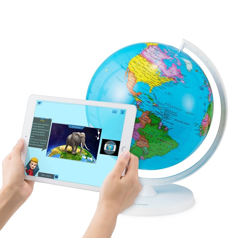 Oregon Scientific SG338R Smart Globe Explorer AR Educational World