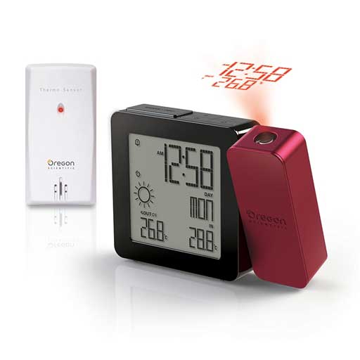 Oregon Scientific RAR601 Wireless Indoor/Outdoor Thermometer Clock NO Sensor
